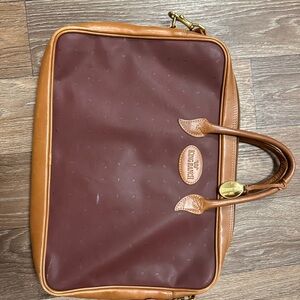 King ranch leather laptop bag